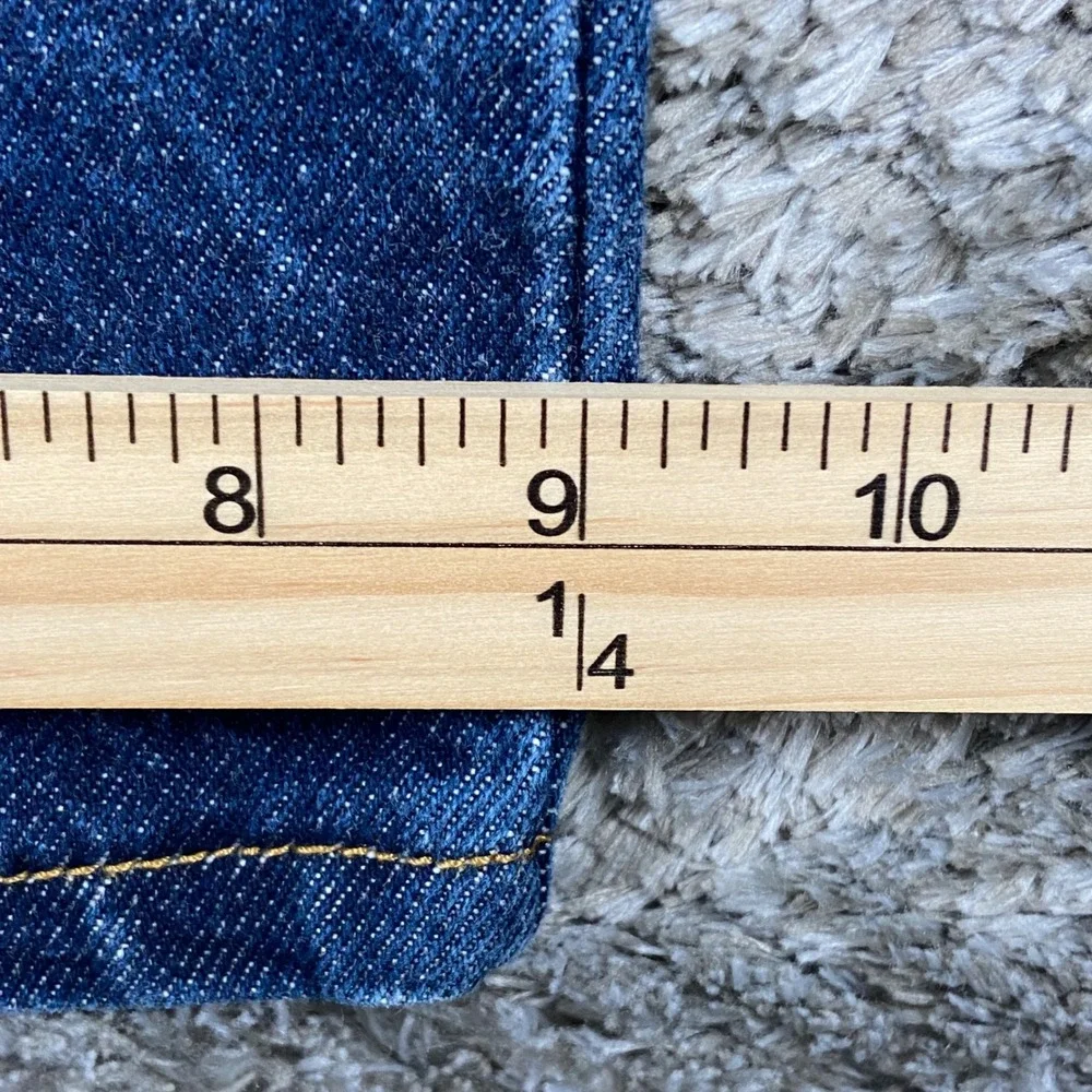 Vintage Levis 505 Jeans Men 38x32 Blue Denim Regular Fit Straight Leg Cotton Y2k